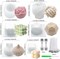 Silicone Candle Molds Set for Candle Making with Candle Wicks, 3D Silicone Mold for Soy Wax, Soap, Cake, Dessert DIY Scented Candle Craft Making